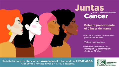 Conac Da Inicio A Campaña Anual Para La Prevención Del Cáncer De Mamá