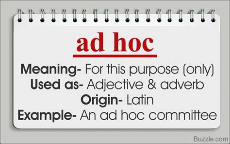 What Does Ad Hoc Mean And How To Use It In The Right Context Penlighten