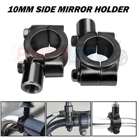 10mm 7 8 Motorcycle Rearview Mirror Mount Handlebar Holder Adapter