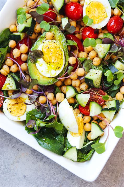 Simple Chickpea Salad | Garden in the Kitchen