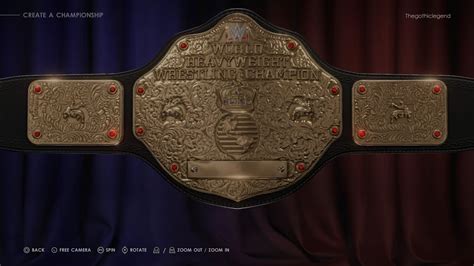 Wwe K Custom Titles World Heavyweight Championship Youtube