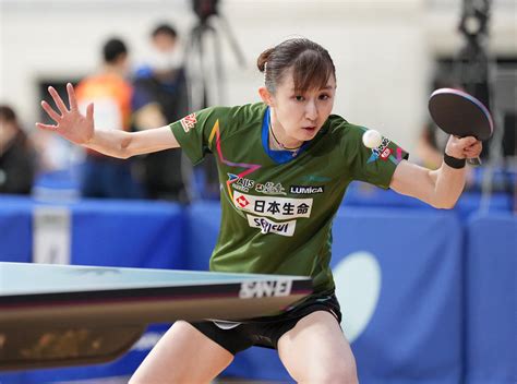 【卓球】女子シングルス8強に早田ひな、石川佳純、平野美宇ら 伊藤美誠は18歳横井咲桜に敗退 卓球写真ニュース 日刊スポーツ