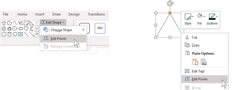 How To Edit Shapes In PowerPoint With The Edit Points Command