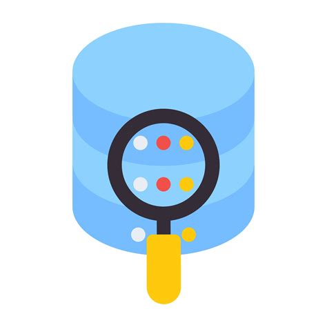 A flat design, icon of search database 40203546 Vector Art at Vecteezy