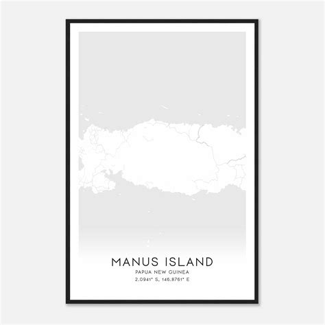 Manus Island - Custom Maps & Posters