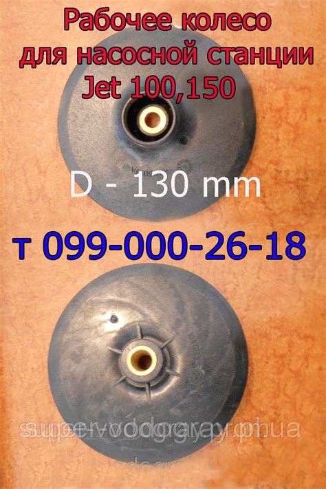 Крыльчатка (рабочее колесо) для насосной станции Optima Jet 100, 150 ...