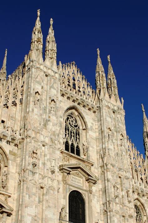 Facade Of Milan Cathedral Stock Photo Image Of Landmark 54079336