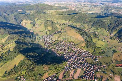 Berghaupten Aus Der Vogelperspektive Ortsansicht Im Talbereich In