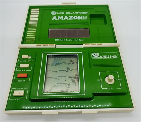 RARE Vintage SOLARPOWER AmazonE LCD Game Bandai Electronics 1982