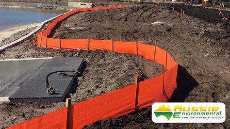 Silt Fence Installation Brisbane Queensland Aussie Environmental