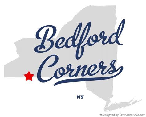 Map of Bedford Corners, NY, New York