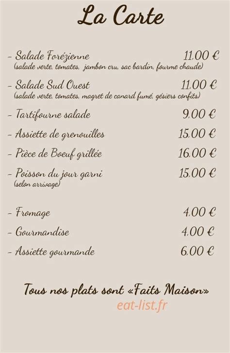 Auberge Du Ch Teau Saint Bonnet Les Oules Menu Et Photos