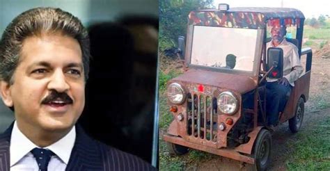 Impressed By Homemade Car Anand Mahindra To T A Bolero To A Man