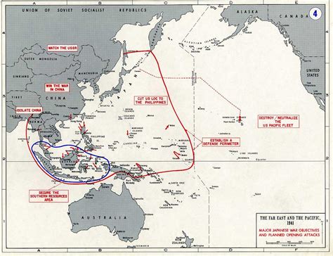 Map Map Noting Japanese Objectives In The Opening Stages Of The