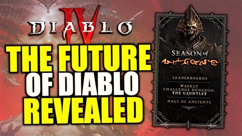 The Future Of Diablo New Expansion New Class And Progressive