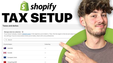 How To Set Up Taxes On Shopify 2024 Step By Step Tutorial YouTube