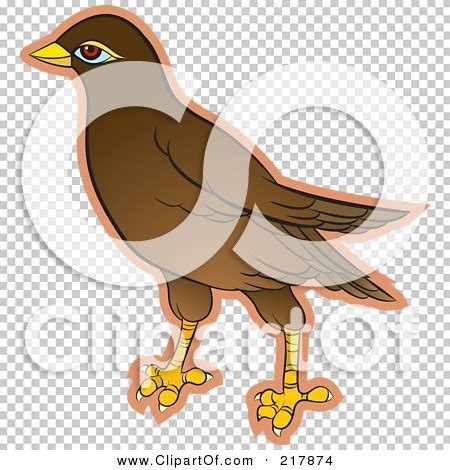 Royalty-Free (RF) Clipart Illustration of a Maina Bird - 1 by Lal ...