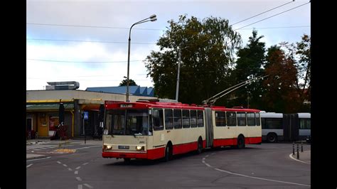 Vilnius Trolleybus Skoda Tr Youtube