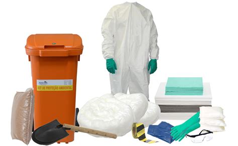 Kit De Emerg Ncia E Prote O Ambiental Kit Sopep Kit Mitiga O