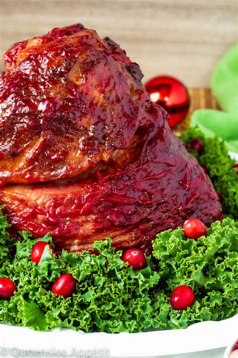 Honey Cranberry Glazed Ham Recipe Queenslee App Tit