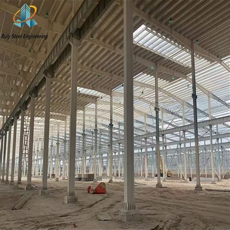 Large Span Prefabricated Steel Structure Construction Building Industry