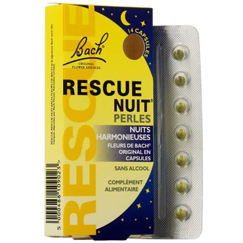 Rescue Perles De Nuit Fleurs De Bach