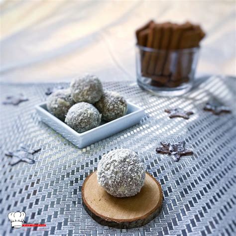 Truffes Spéculoos Chocolat Blanc Accessoire Mini Bol Companion Mimi