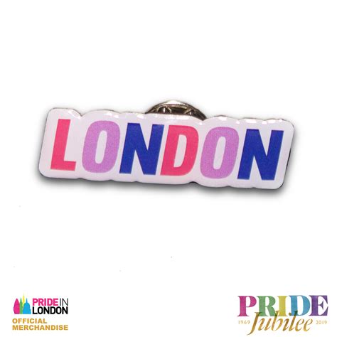 Pride In London LDN Bisexual Button Badge - THE PRIDE SHOP®