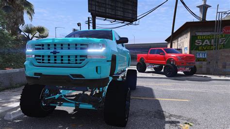 Lifted Chevy Silverado ADDON BETA GTA5 Mods