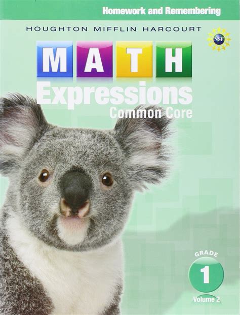 Math Expressions Grade 1 Homework And Remembering Houghton Mifflin Harcourt Math Expressions 1
