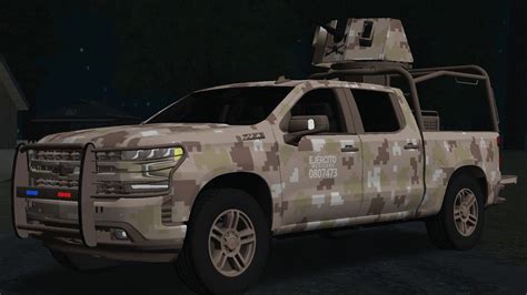 Silverado Del Ej Rcito Mexicano Des Rtica Para Gta San Andreas