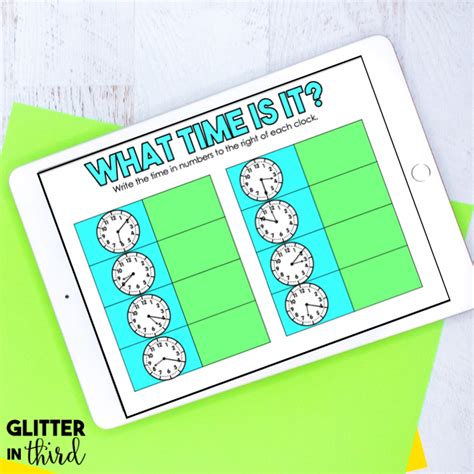 The BEST Telling Time Online Games - Glitter in Third