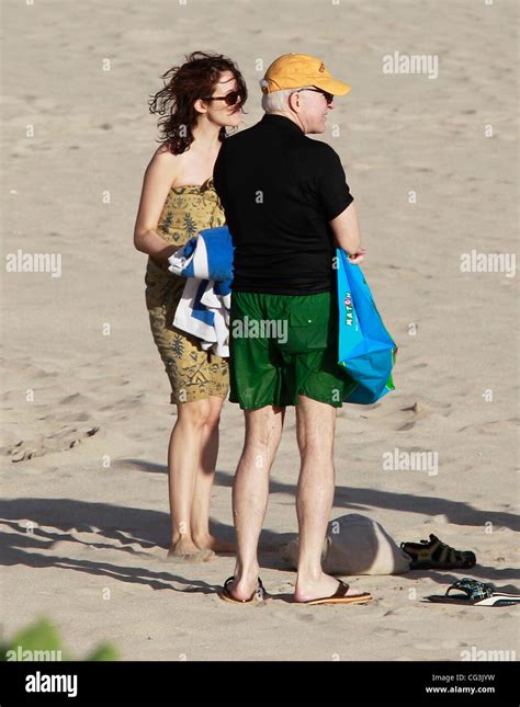 Steve Martin and his wife Anne Stringfield relaxing together on Saline beach St. Barths - 09.01. ...