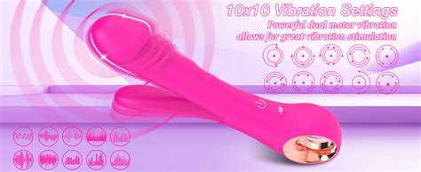 Amazon Acvioo Realistic G Spot Vibrator Dildo Bifurcated Flexible Clitoral Sex Toys For
