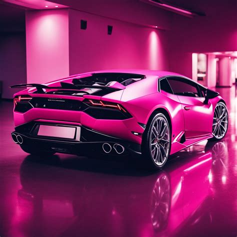 Hot Deep Pink Lamborghini Huracan with Spoiler! by Coaster3002 on DeviantArt