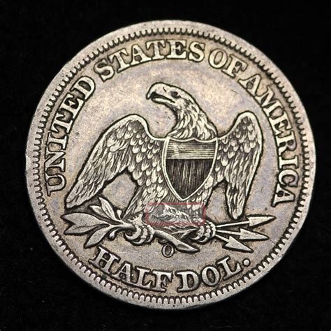 1858 O Seated Liberty Half Dollar Choice Xf