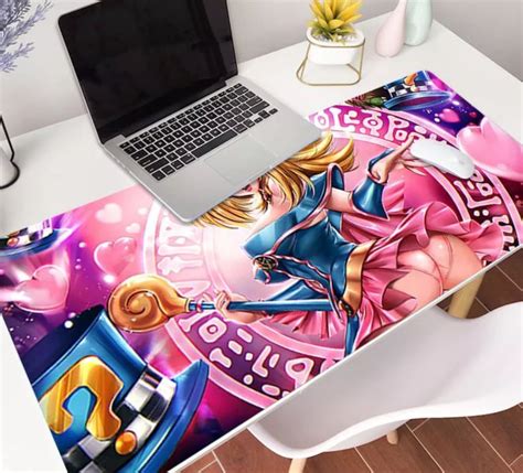 Anime Girl Mouse Pad Cartoon Mouse Pad Anime Large Mouse Etsy