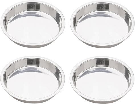 Sensaitin 9 Inch Stainless Steel Round Cake Pan 4 Pack