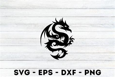 Dragon Silhouette, Dragon Svg Graphic by MagaArt · Creative Fabrica