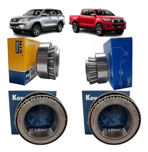 Kit Rolamento Diferencial Traseiro Hilux X