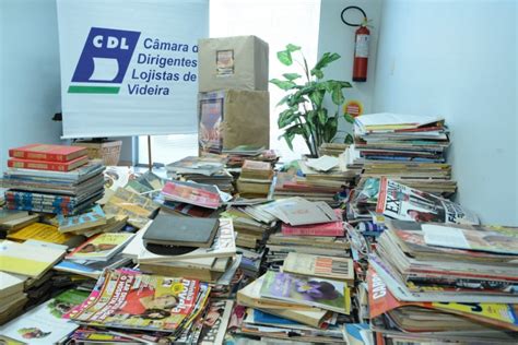 Cdl Videira Cdl Arrecada Mais De 1500 Exemplares De Livros Para A