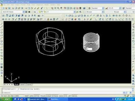 AutoCAD Site How To Draw A Nut