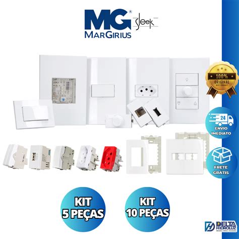 Kit Tomadas E Interruptores Linha Conjunto Completo Decora O