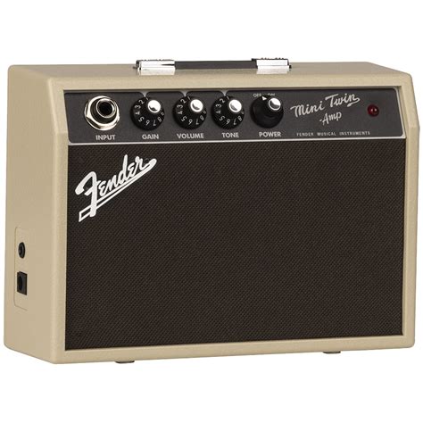 fender mini  twin amp blonde mini amp