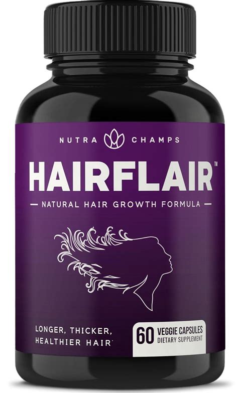 Hairflair Hair Growth Vitamins With Biotin For Longer Stronger Faster