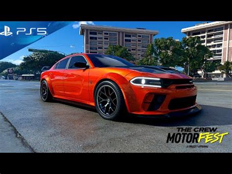 The Crew Motorfest Ps Dodge Charger Hellcat Widebody Customization