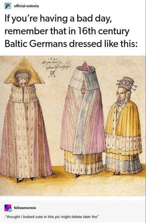 Baltic Germans had interesting fashion : r/tumblr