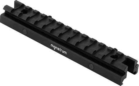 Monstrum Tactical Low Profile Picatinny Riser Mount 0 5 H X 5 7 L