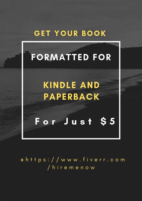 Format your book for kindle and paperback by Hiremenow | Fiverr