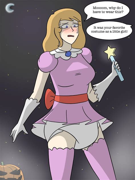 Carries Diapered Halloween Costume By Jazzypluto Rdiaperhentai